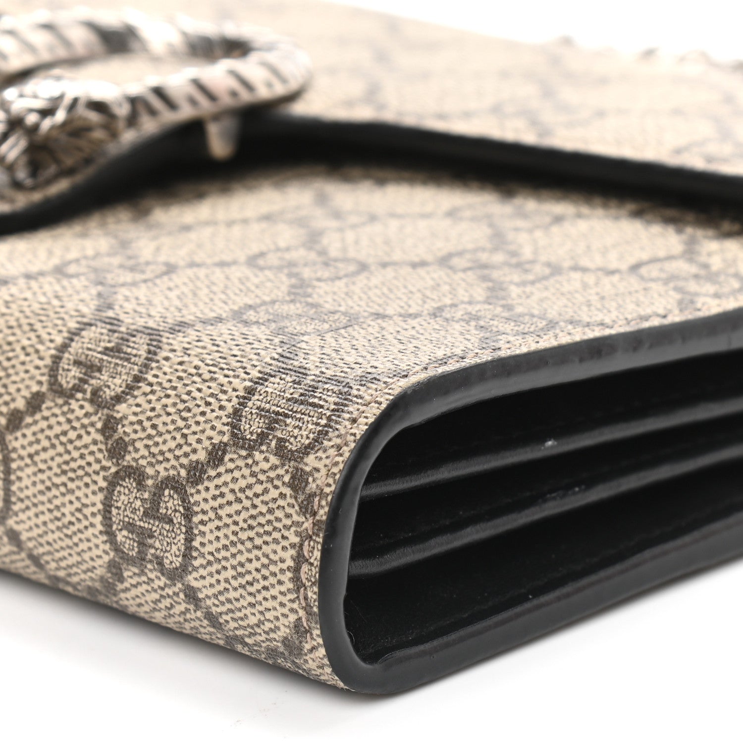 Gucci GG Supreme Monogram Mini Dionysus Chain Wallet Beige Black 8 of 8