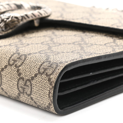 Gucci GG Supreme Monogram Mini Dionysus Chain Wallet Beige Black 8 of 8