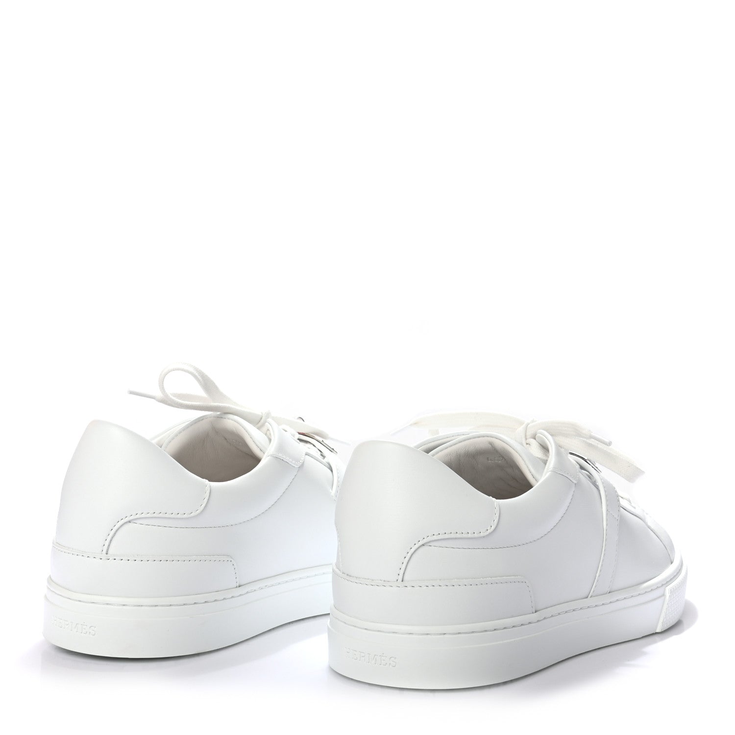 Hermes Calfskin Mens Day Sneakers 44.5 White 4 of 7