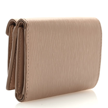 Prada Vitello Move Metal Small Tri-Fold Wallet Cipria 4 of 7