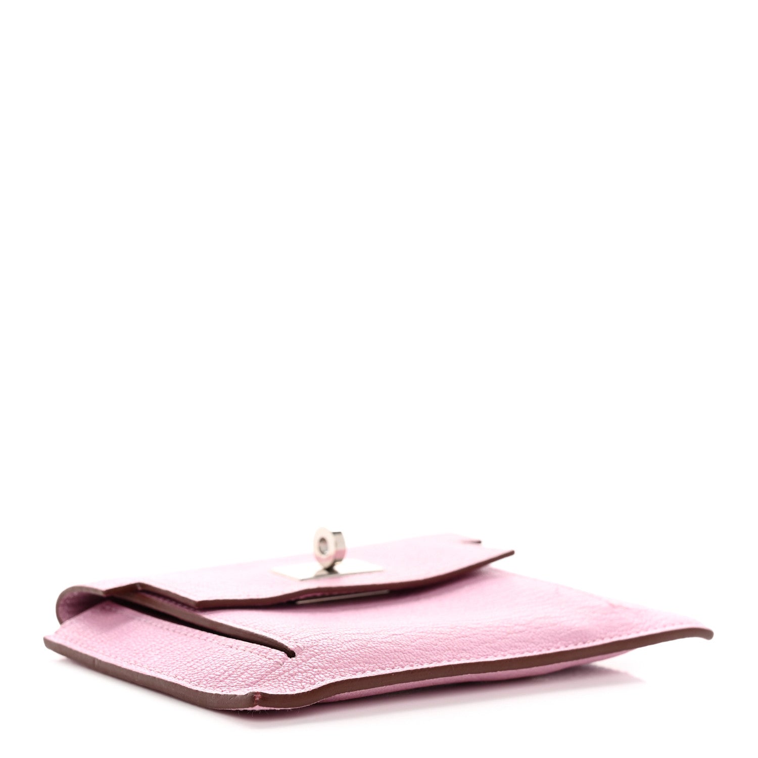 Hermes Chevre Mysore Kelly Pocket Compact Wallet Mauve Sylvestre 4 of 12