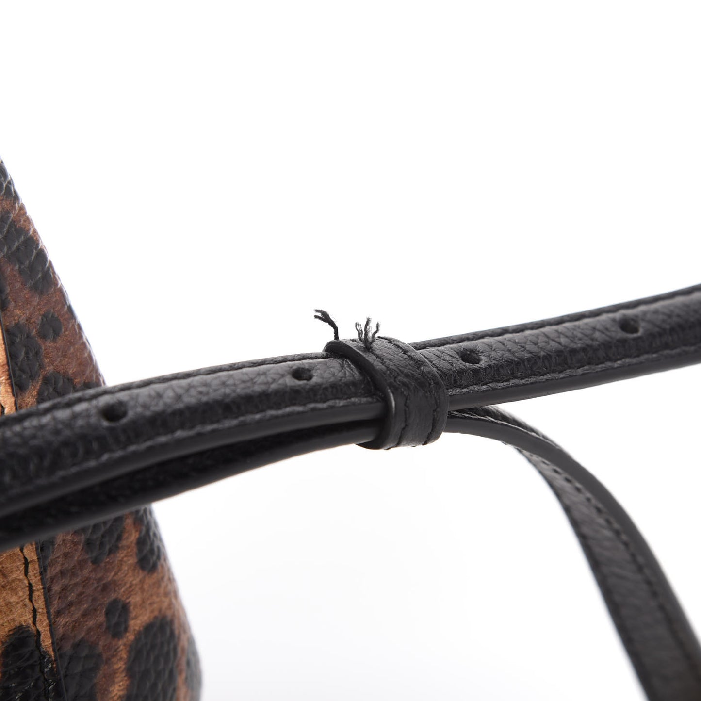 Dauphine Leopard Love Patch Medium Miss Sicily Satchel Brown Black