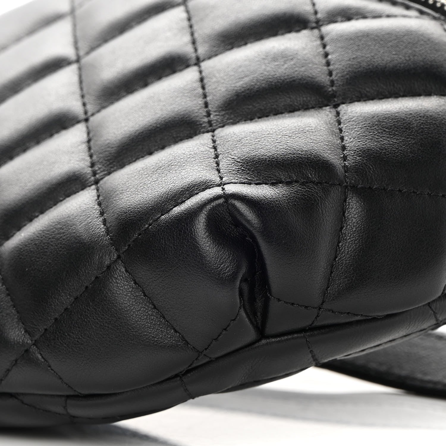 Chanel Lambskin Quilted Waist Belt Bag Black 11 of 11