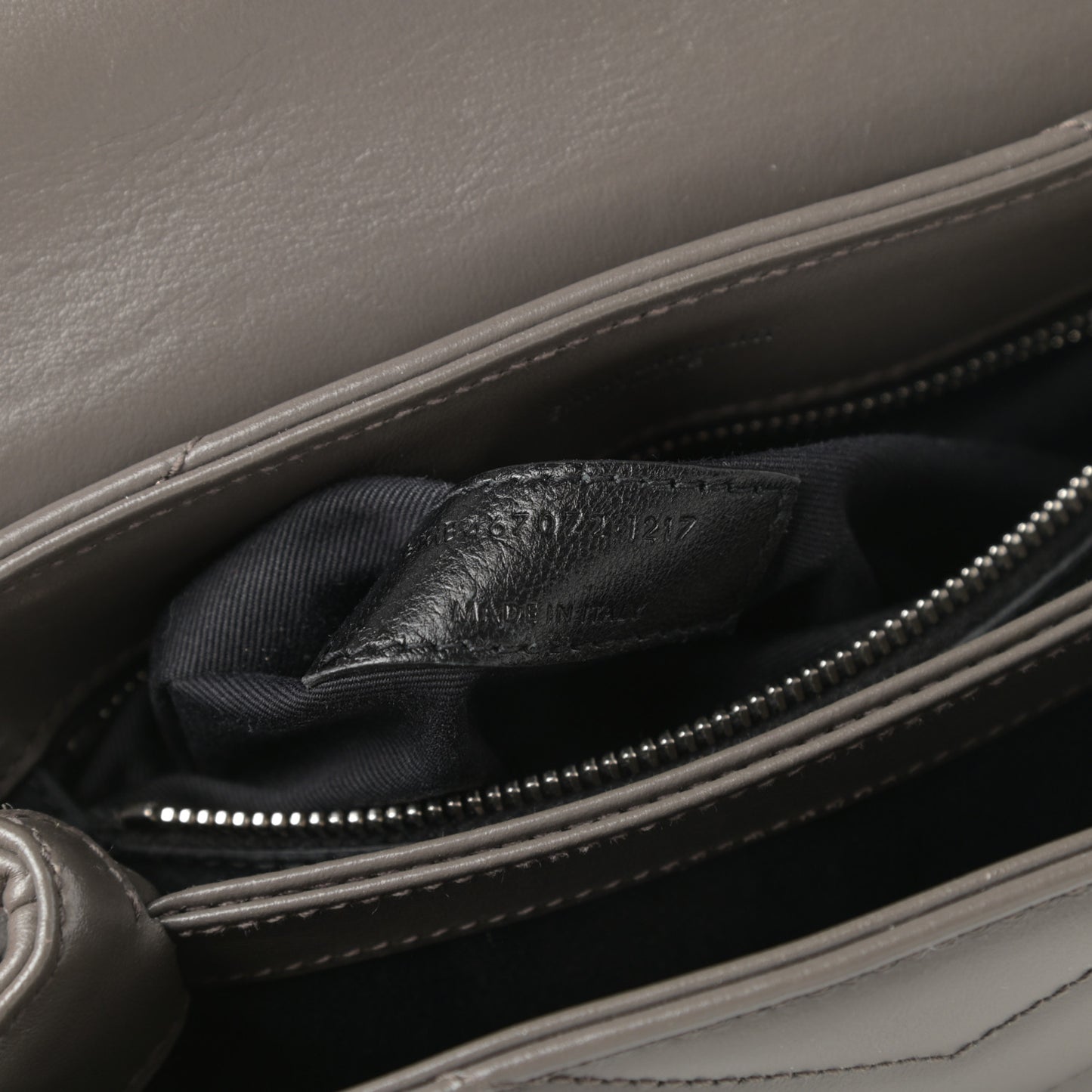 Calfskin Y Quilted Monogram Toy Loulou Crossbody Bag Storm