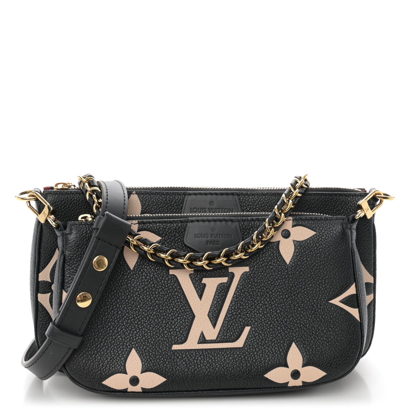 Empreinte Monogram Giant Multi Pochette Accessories Black Beige