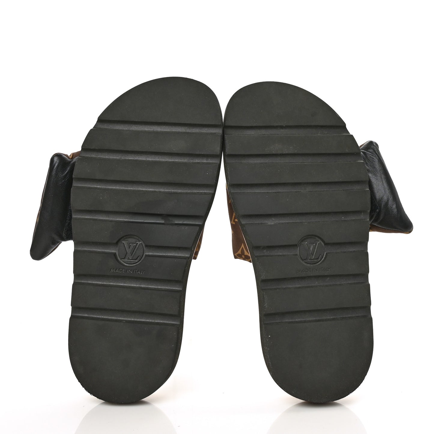 Nylon Monogram Pool Pillow Comfort Mule 37 Cacao Brown