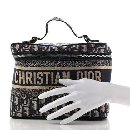 Christian Dior Oblique Diortravel Vanity Case Blue 2 of 6
