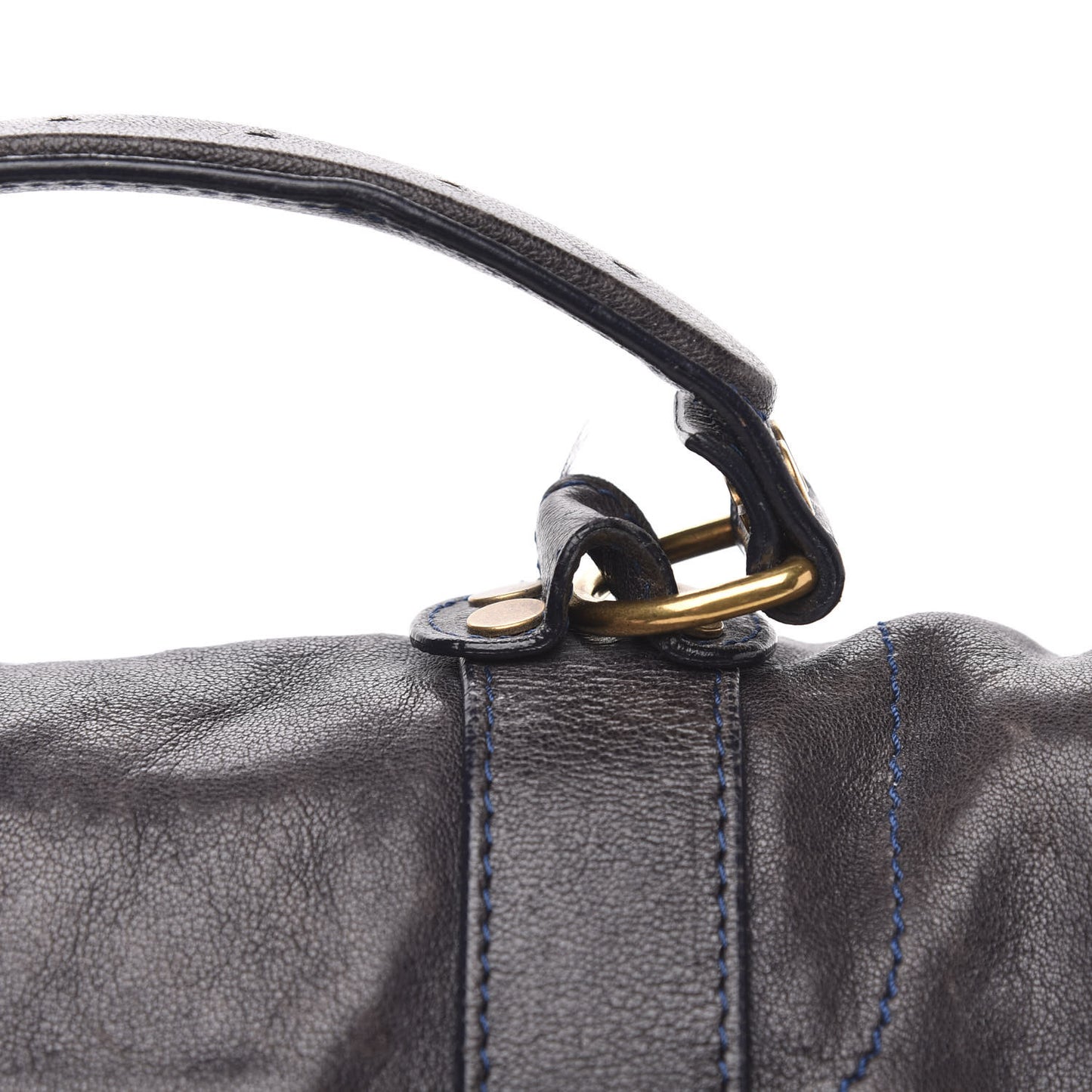 Lambskin Medium PS1 Satchel Navy