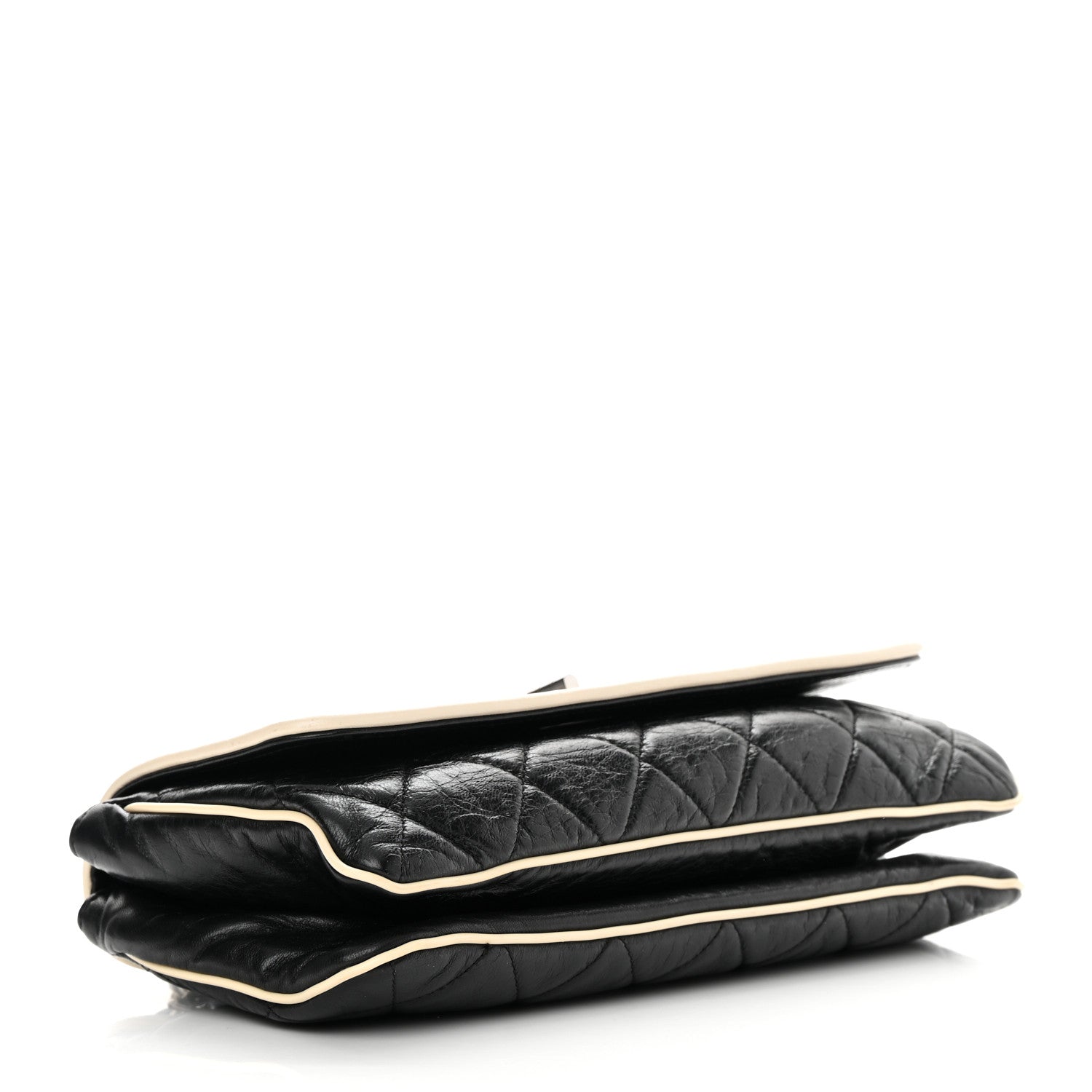 Chanel Lambskin East West Mademoiselle Flap Black 3 of 13