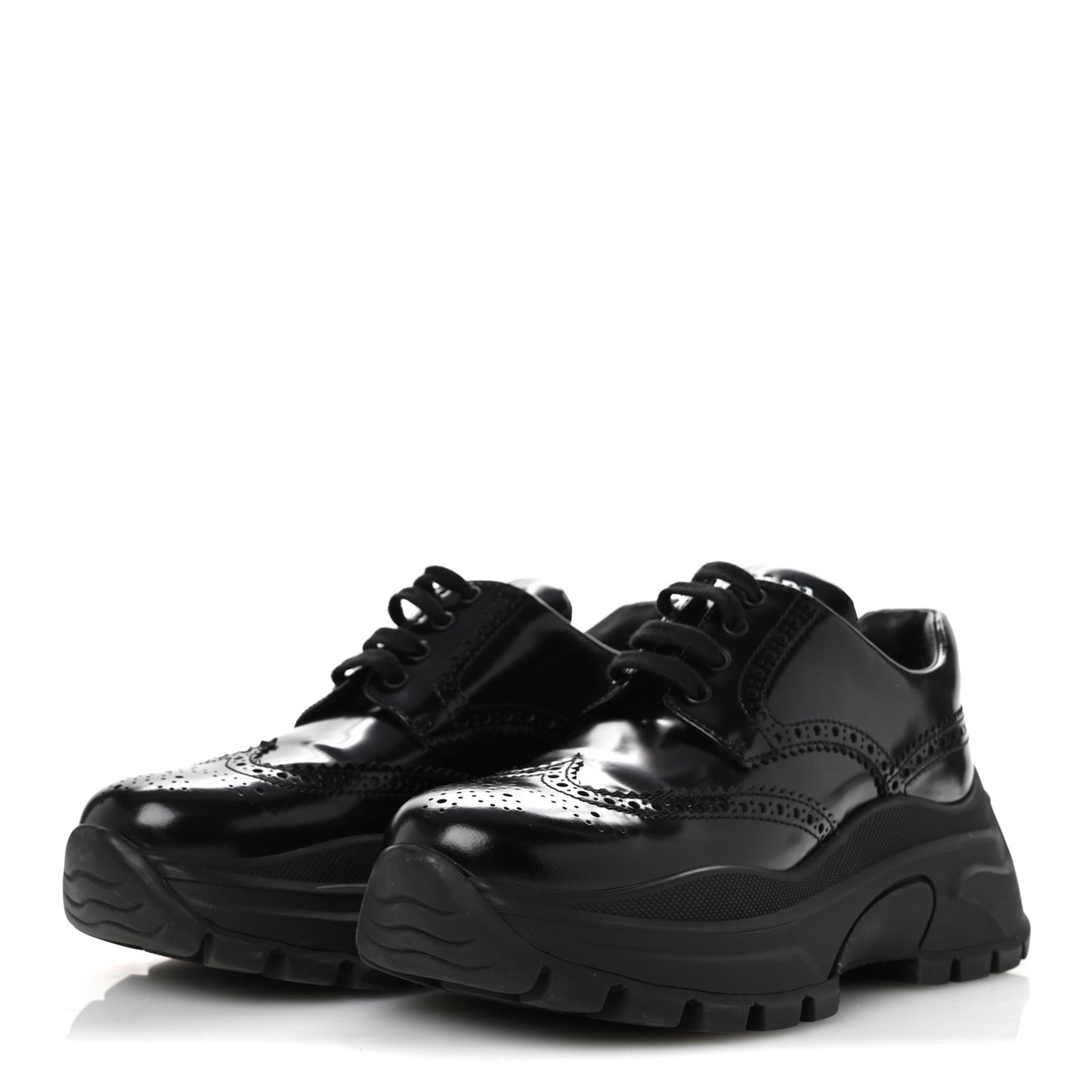 Spazzolato Rois Brogue 55mm Derby Sneakers 39.5 Black