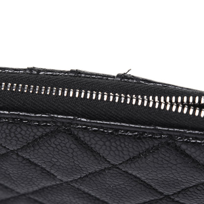 Chanel Caviar Quilted Classic Flat Wallet Pouch So Black 14 of 15