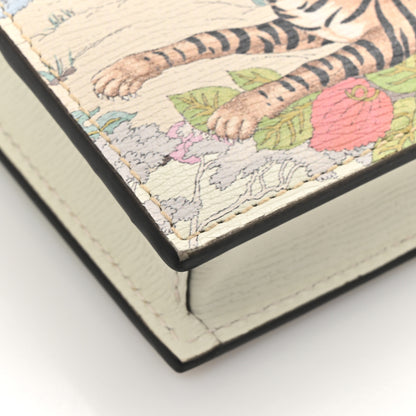 Gucci Calfskin Tiger Print Horsebit 1955 Wallet On Chain Multicolor 13 of 17