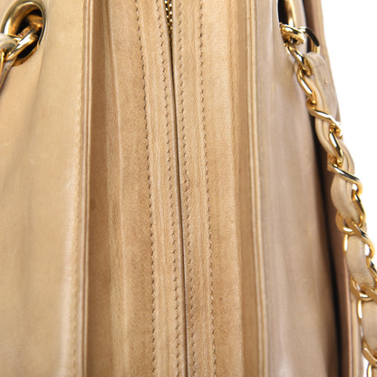 Chanel Lambskin Quilted Shoulder Bag Beige 10 of 12