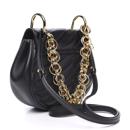 Chloe Calfskin Quilted Nano Drew Bijou Shoulder Bag Black 2 of 10