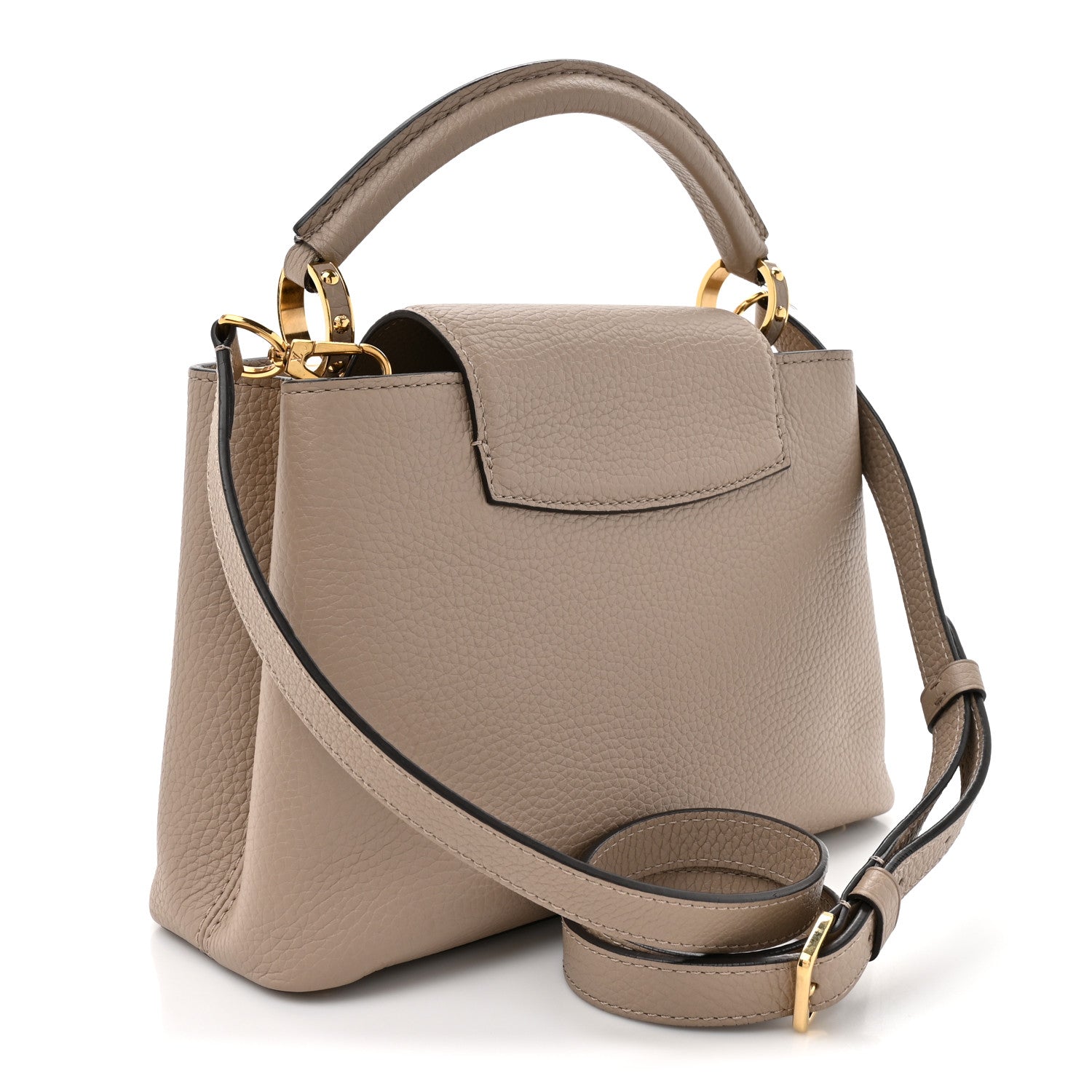 Louis Vuitton Taurillon Capucines BB Galet 3 of 16