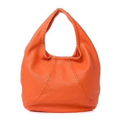 Bottega Veneta Cervo Deerskin Large Hobo Tangerine 1 of 10