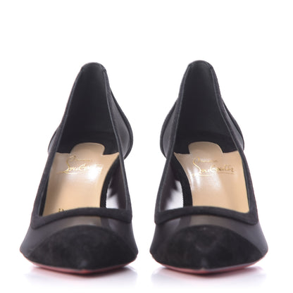 Christian Louboutin Veau Velours Rete Galativi 70 Pumps 37 Black 2 of 10