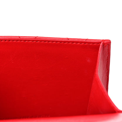 Balenciaga Nappa Calfskin Quilted XS Sharp Top Handle Bag Bright Red 10 of 17