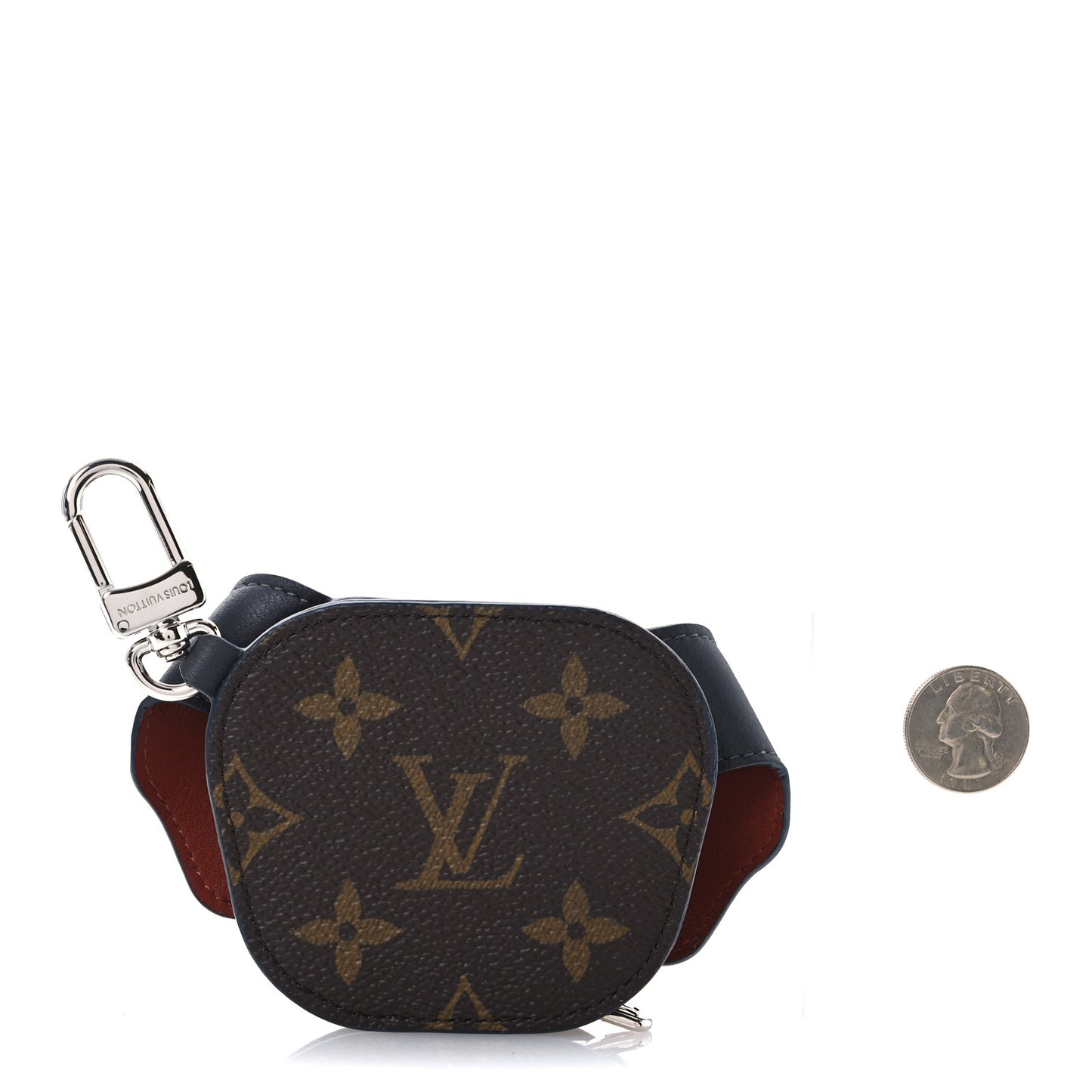 Monogram 57th Street NYC Dog Bag Charm Key Holder Brown