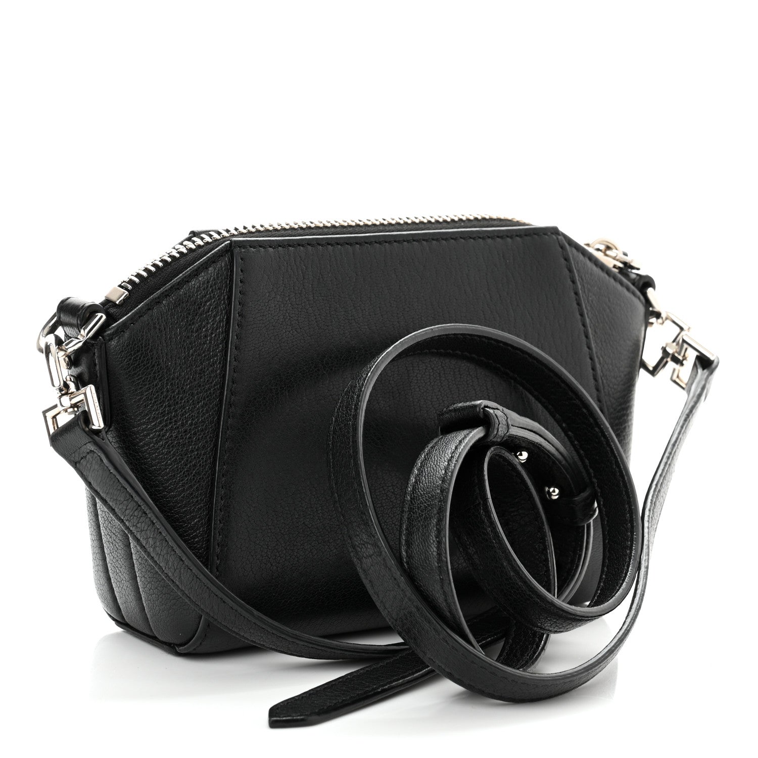 Givenchy Sugar Goatskin Nano Antigona Black 3 of 9