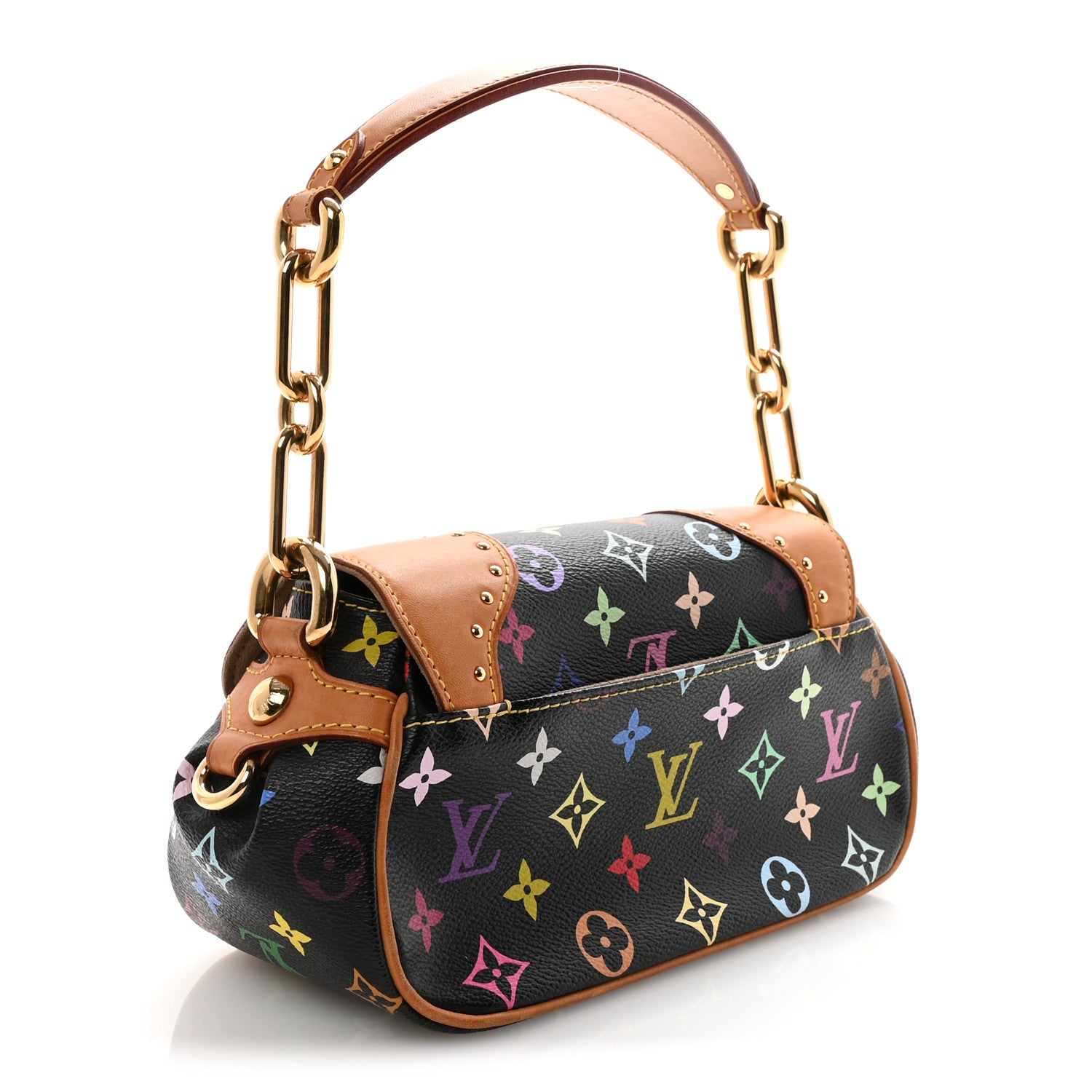 Louis Vuitton Monogram Multicolor Marilyn Black 3 of 9