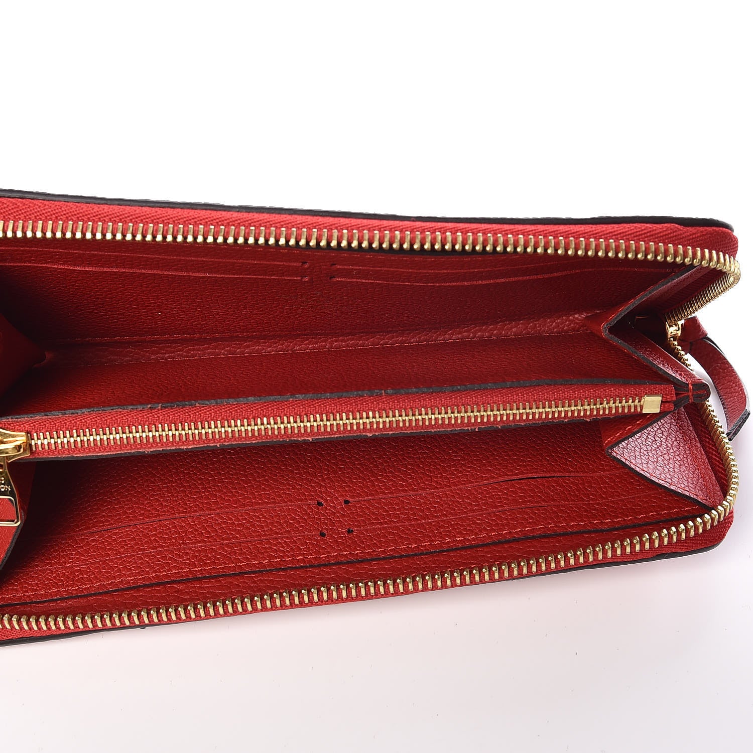 Louis Vuitton Empreinte Clemence Wallet Scarlet 5 of 8