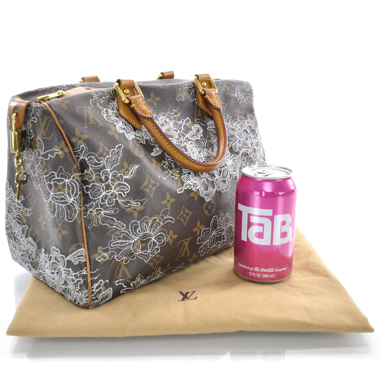 Monogram Dentelle Speedy 30 Silver