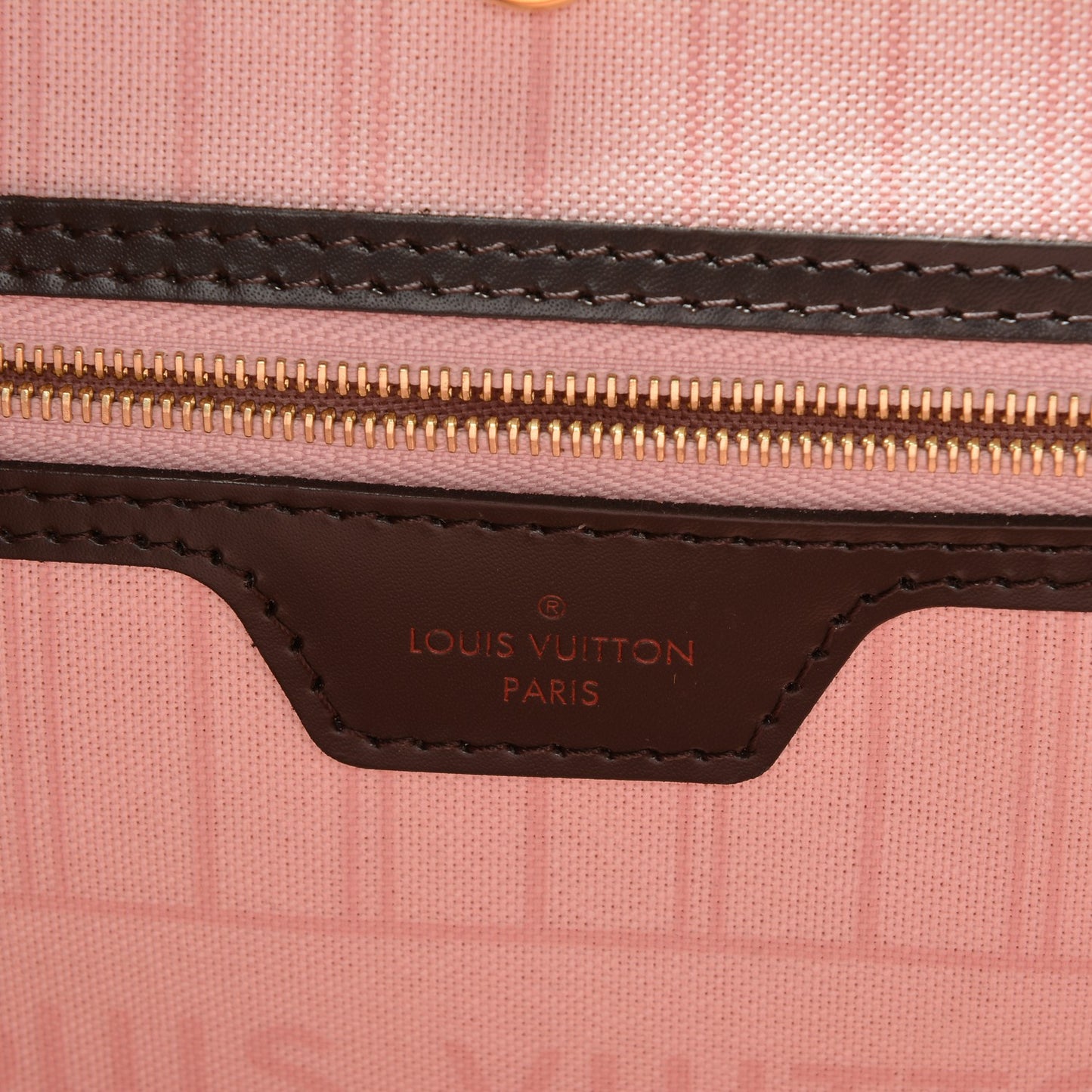Damier Ebene Neo Neverfull MM Rose Ballerine