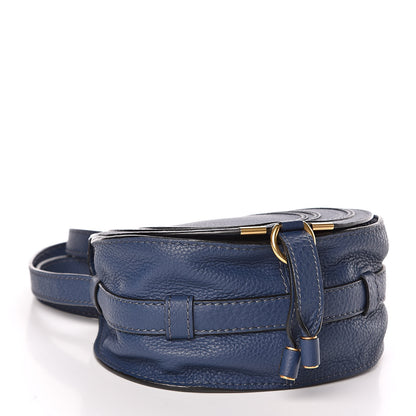 Chloe Calfskin Mini Marcie Round Crossbody Bag Royal Navy 4 of 9