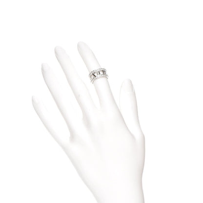 Tiffany 18K White Gold Diamond Atlas Open Ring 4 2 of 10