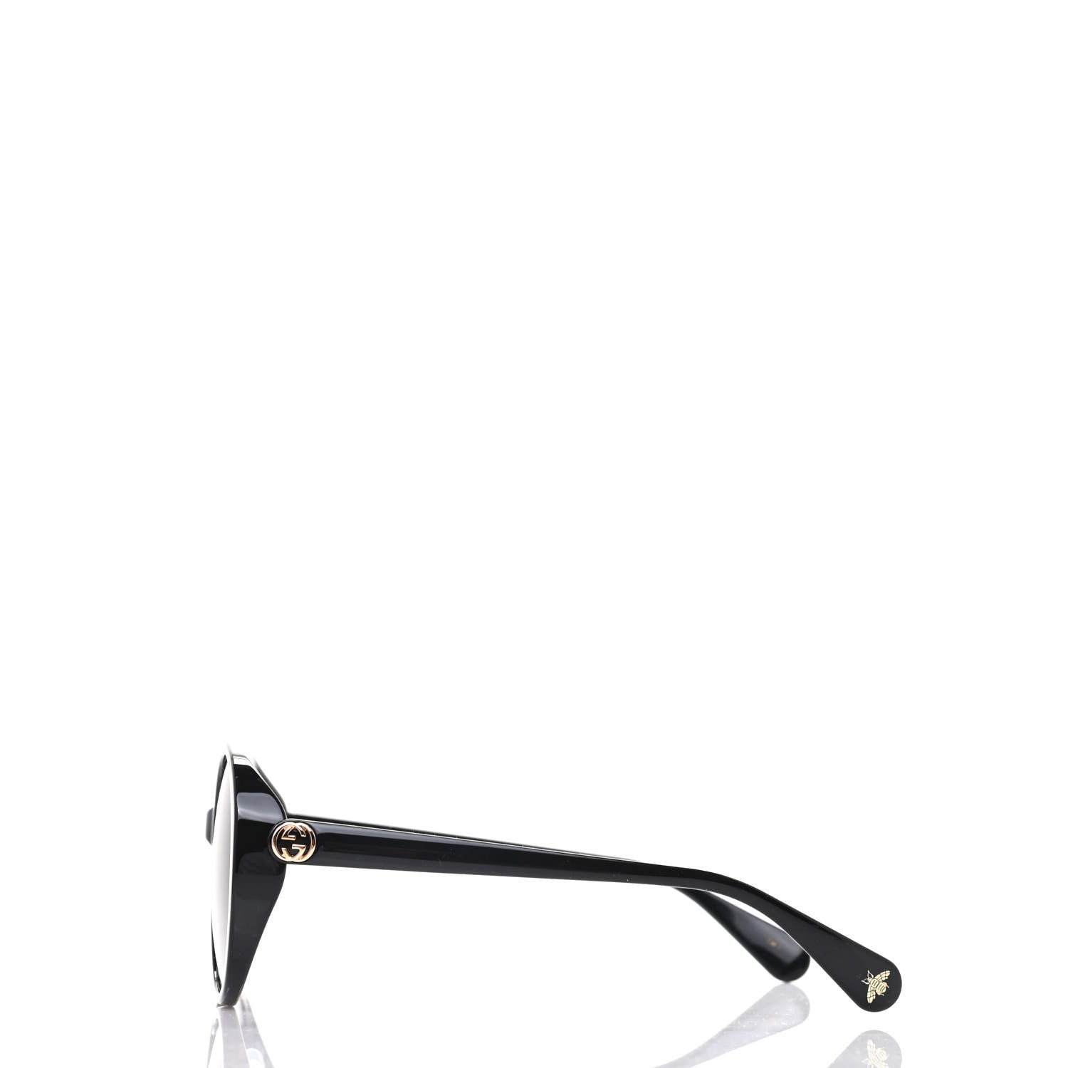 Gucci Acetate Round Sunglasses GG0370 Black 3 of 8