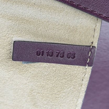 Chloe Suede Calfskin Mini Faye Shoulder Bag Intense Violine 10 of 13