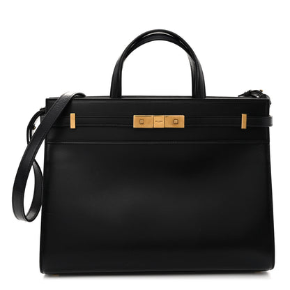 Saint Laurent Calfskin Small Manhattan Shopper Tote Black 1 of 9