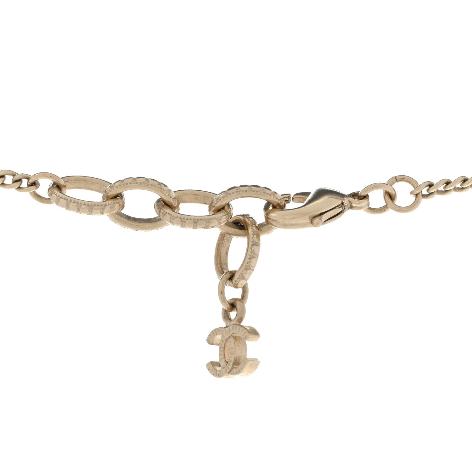 Chanel Pearl CC Star Necklace Gold 5 of 6