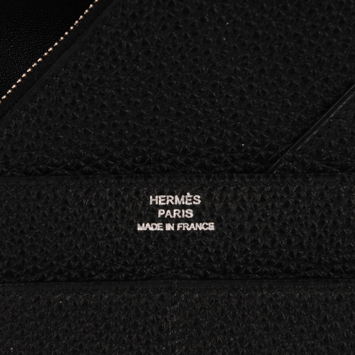 Hermes Togo Dogon Duo Wallet Black 6 of 7