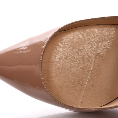 Christian Louboutin Patent So Kate 120 Pumps 38.5 Nude 10 of 10