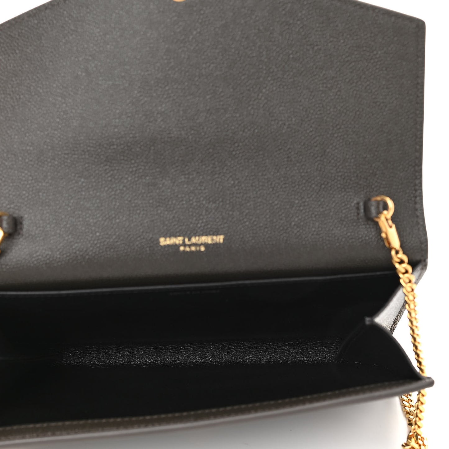 Grain De Poudre Uptown Chain Wallet Pebble