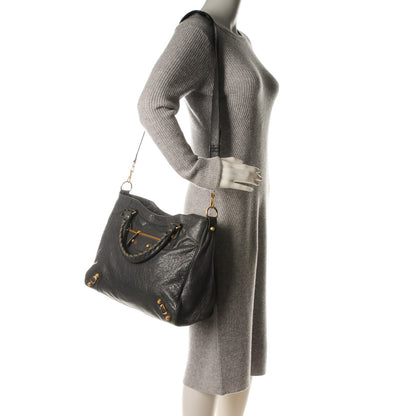 Balenciaga Agneau Giant 12 Gold Hardware Velo Gris Tarmac 2 of 9