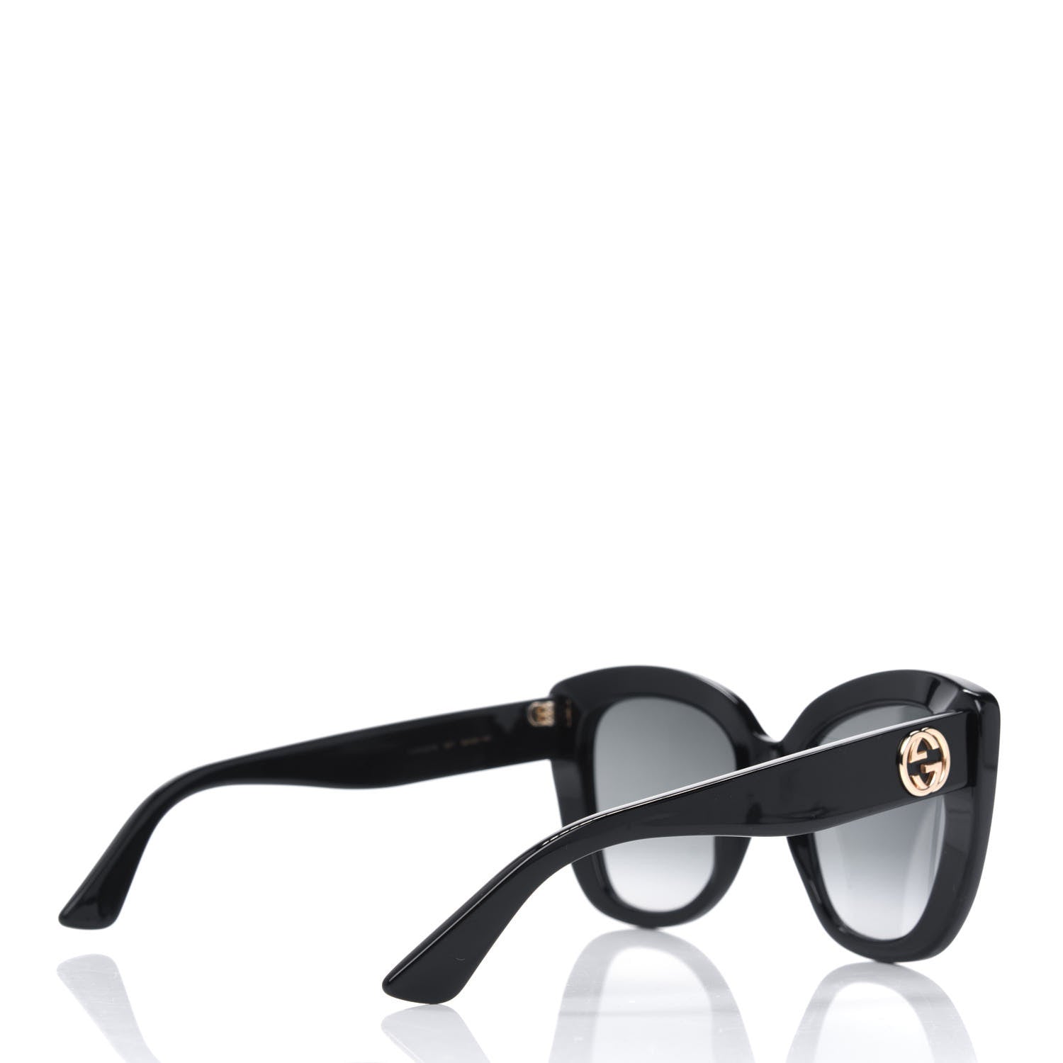 Gucci Acetate Sunglasses GG0327S Black 4 of 4