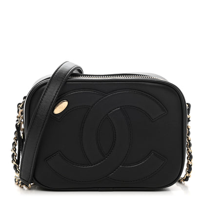 Chanel Lambskin CC Mania Camera Case Black 1 of 10