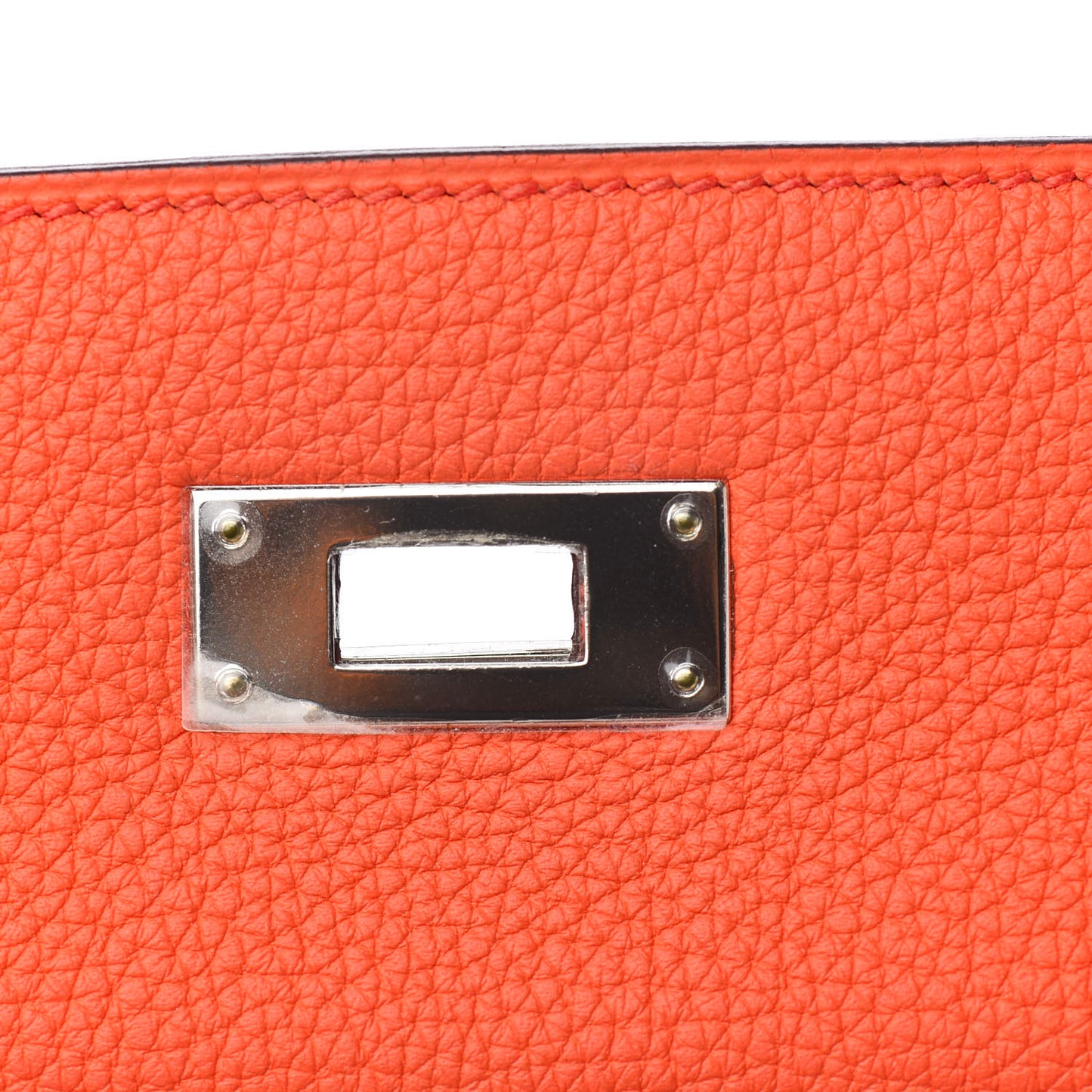 Togo Kelly Retourne 28 Poppy Orange