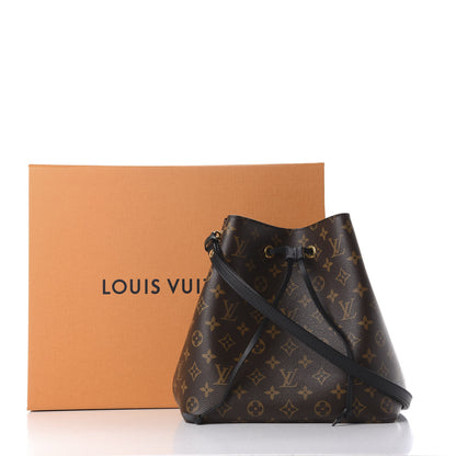 Louis Vuitton Monogram Neonoe MM Black 7 of 7