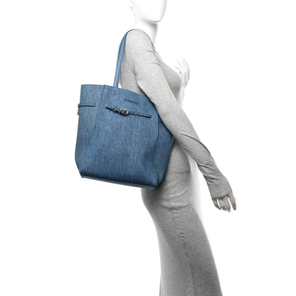 Givenchy Denim Small Voyou Small North South Tote Blue 2 of 9