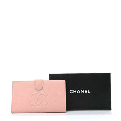 Chanel Caviar Timeless CC French Wallet Pink 14 of 14