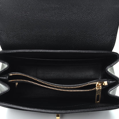 Celine Grained Calfskin Small 16 Top Handle Bag Black 6 of 11