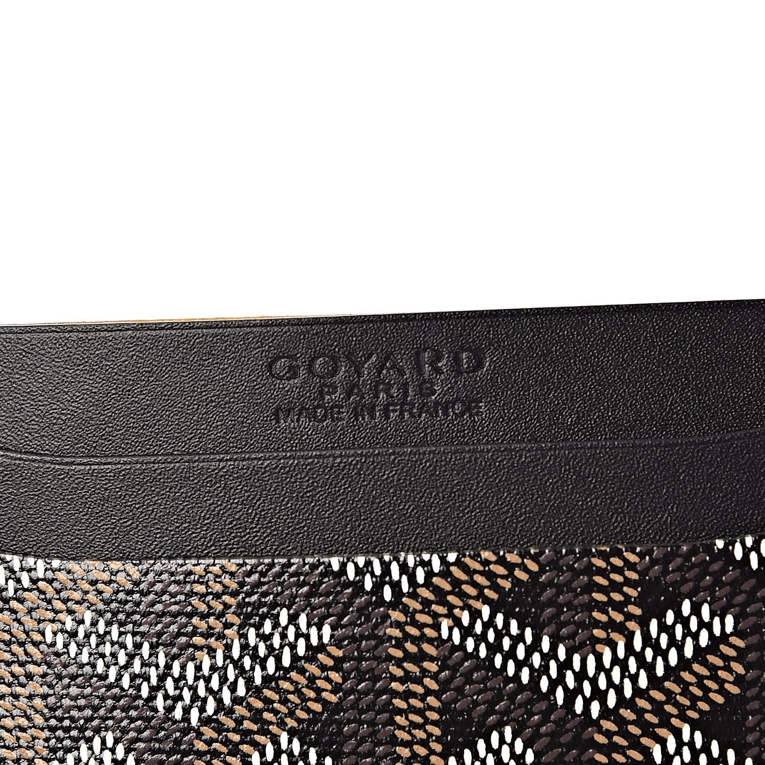 Goyard Goyardine Saint Sulpice Card Holder Black 6 of 7