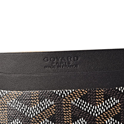 Goyard Goyardine Saint Sulpice Card Holder Black 6 of 7