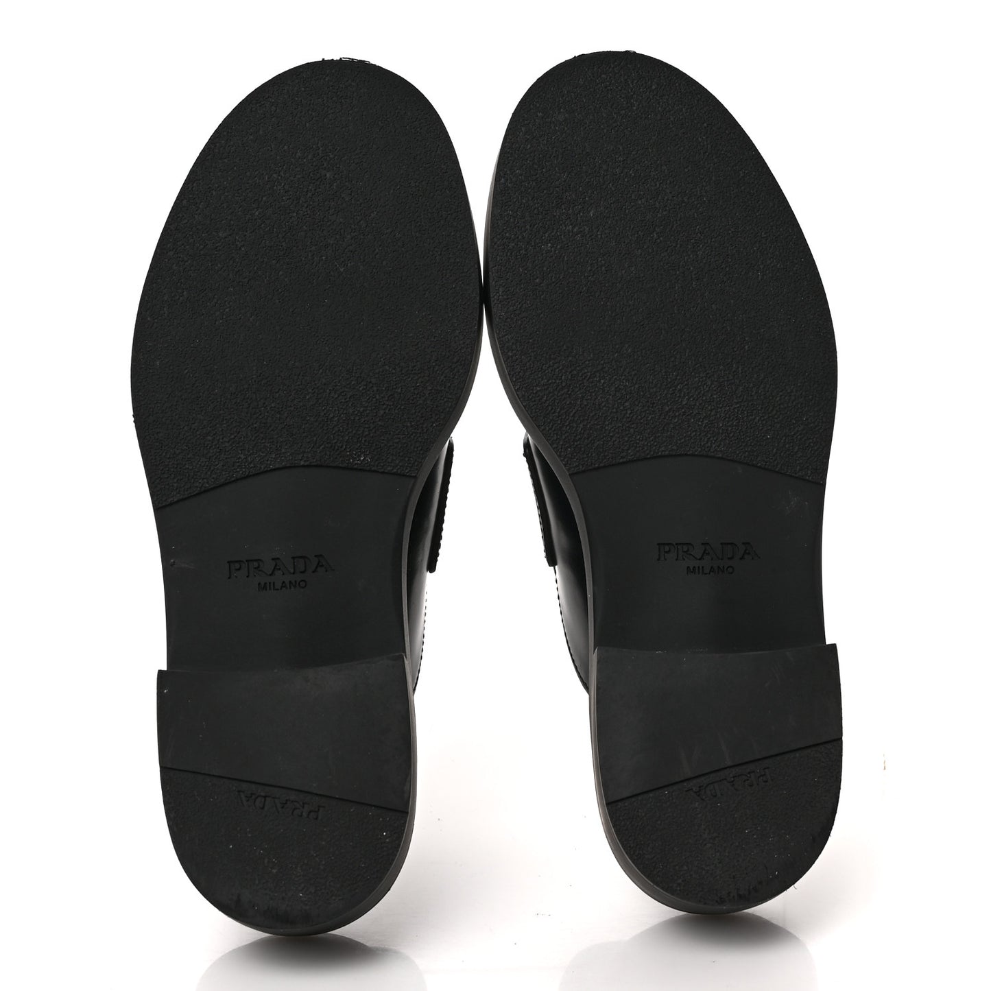 Spazzolato Metal Triangle Logo 40mm Loafer Mules 36 Black