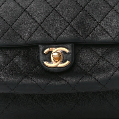 Chanel Caviar Lambskin Quilted In The Loop Bowling Bag Black 10 of 12