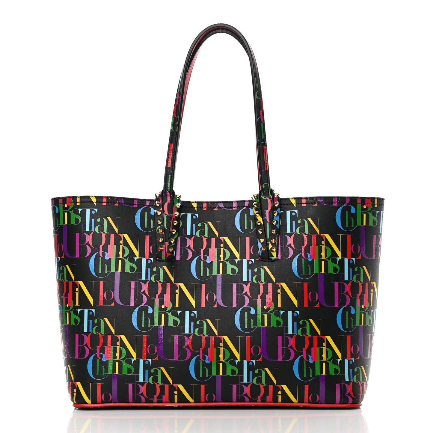 Calfskin ABC Small East West Cabata Tote Multicolor